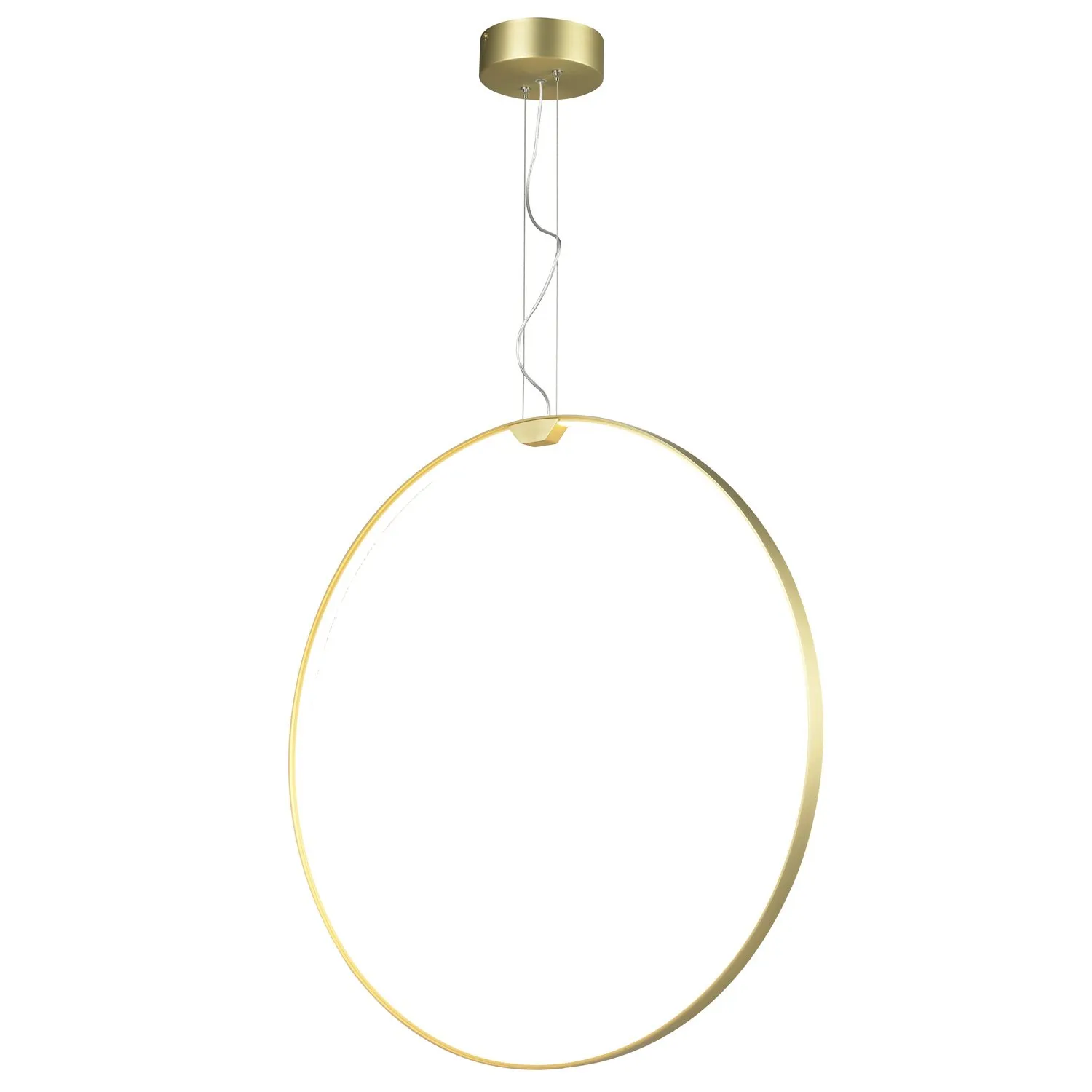Lampa wisząca ACIRCULO 50 cm - złoty ring LED