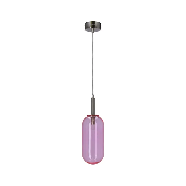 LAMPA WISZĄCA FIUGGI 1 RÓŻOWY