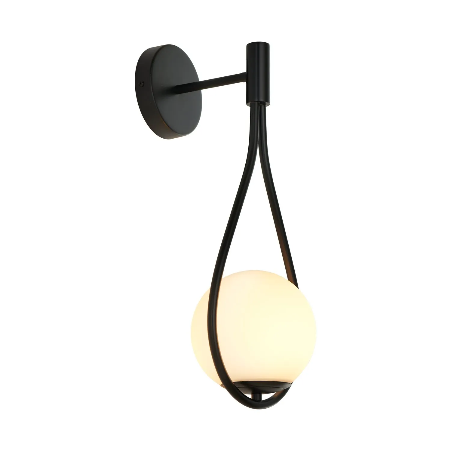 Lampa ścienna DROP 45 cm czarna - obrazek 8