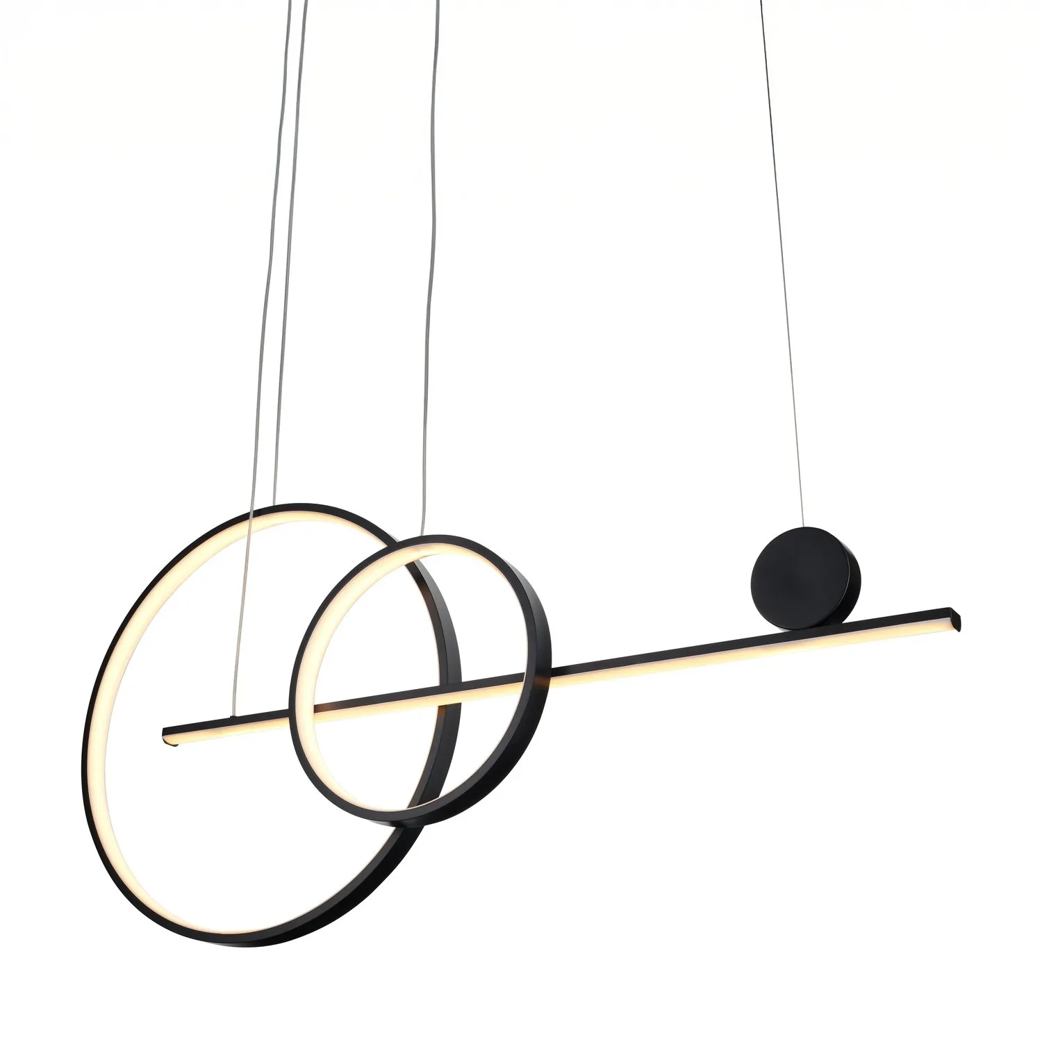 Lampa wisząca NEW AGE LED 120 cm - oprawa sufitowa czarna - obrazek 13