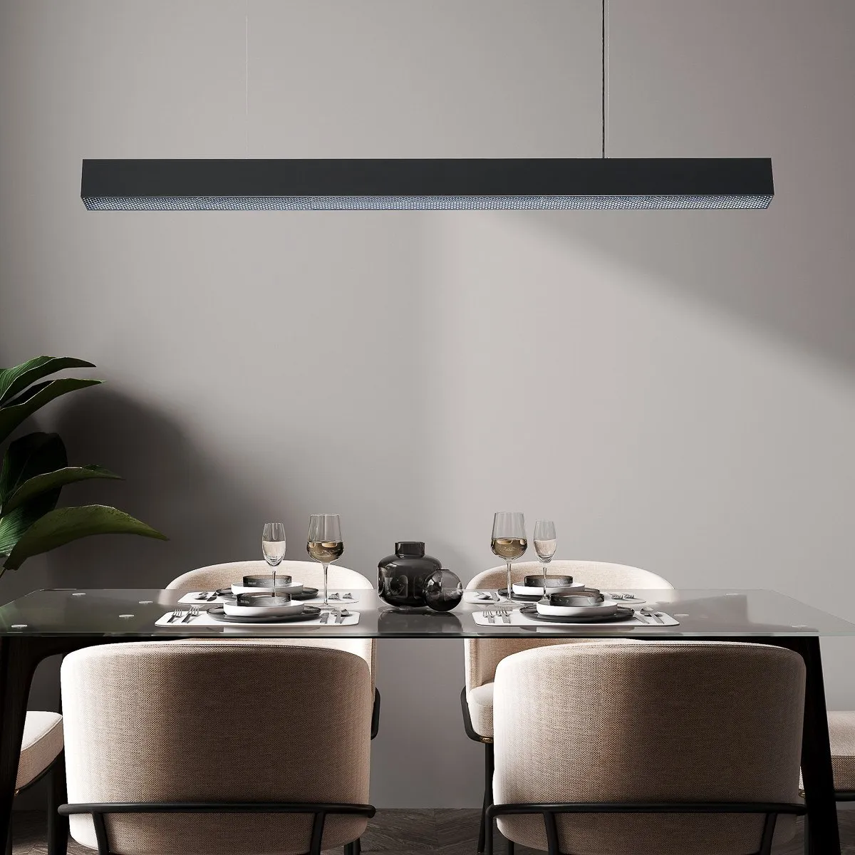 Lampa wisząca Mira L czarna Tuya LED CCT - obrazek 5