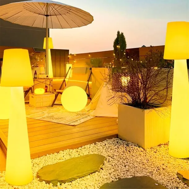 Lampa ogrodowa stojąca GARDENA XL LED RGBW 16 kolorów 180 cm - obrazek 5