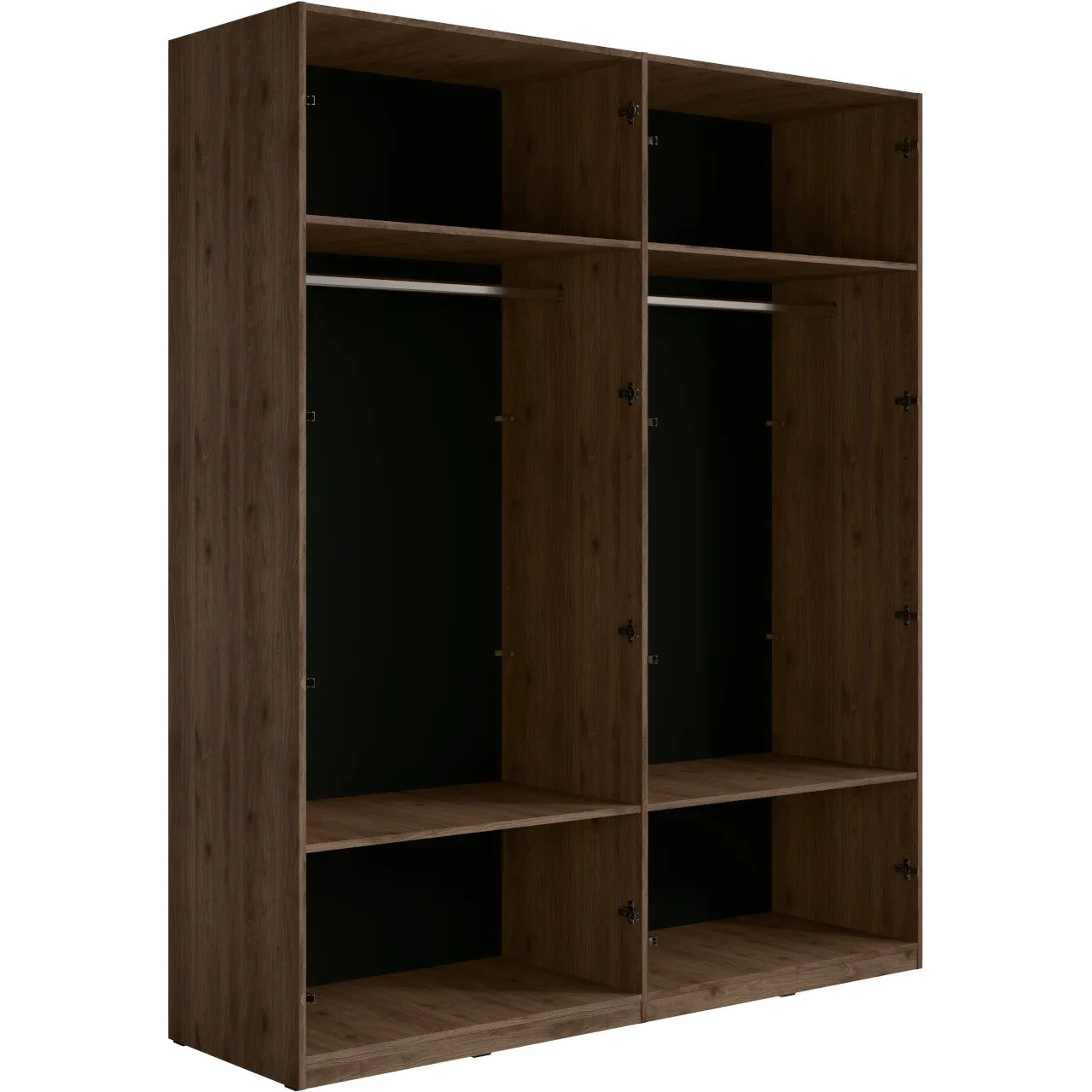 Szafa 180 MARGHERA 20 orzech elegant / czarny onyx - obrazek 4