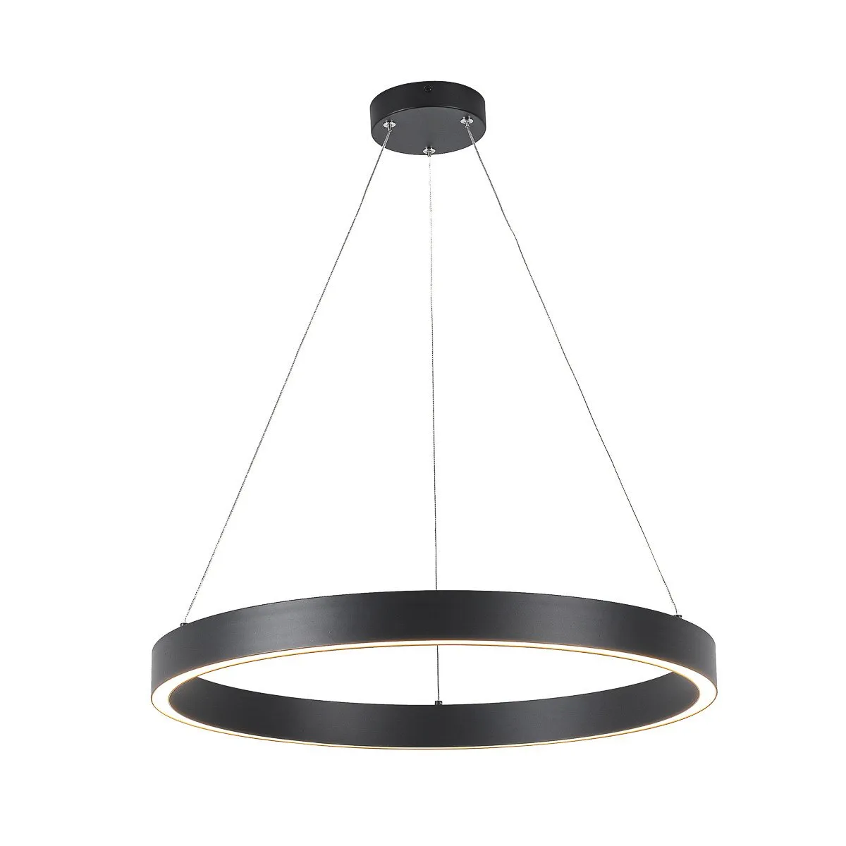 Lampa wisząca Midway Triangle czarna mała LED 3000K