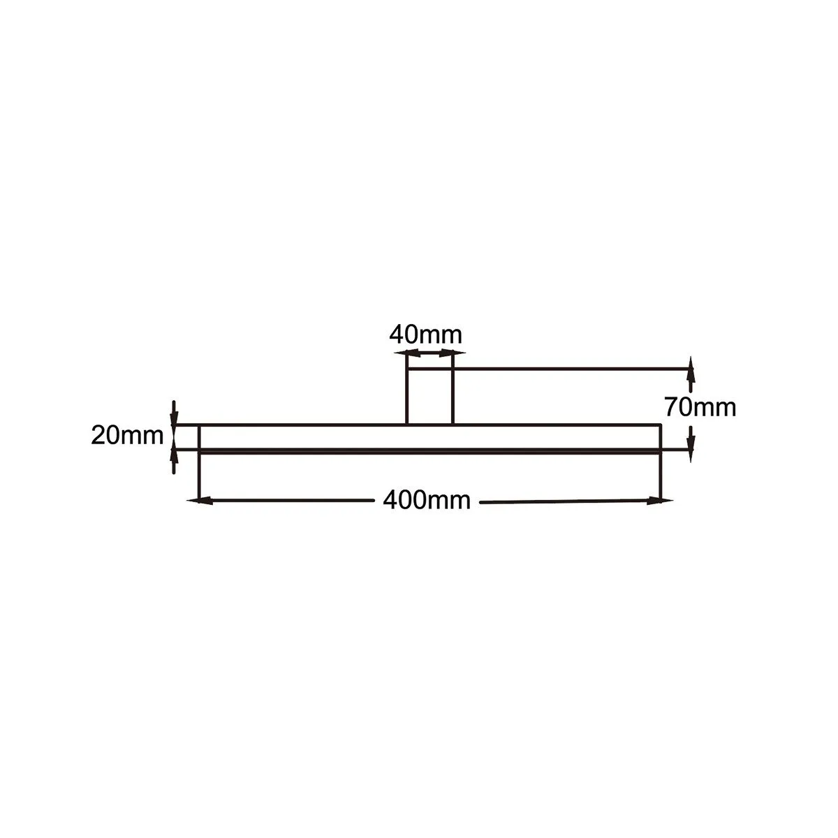 Kinkiet Nevada 40 cm biały IP44 LED 4000K - obrazek 9