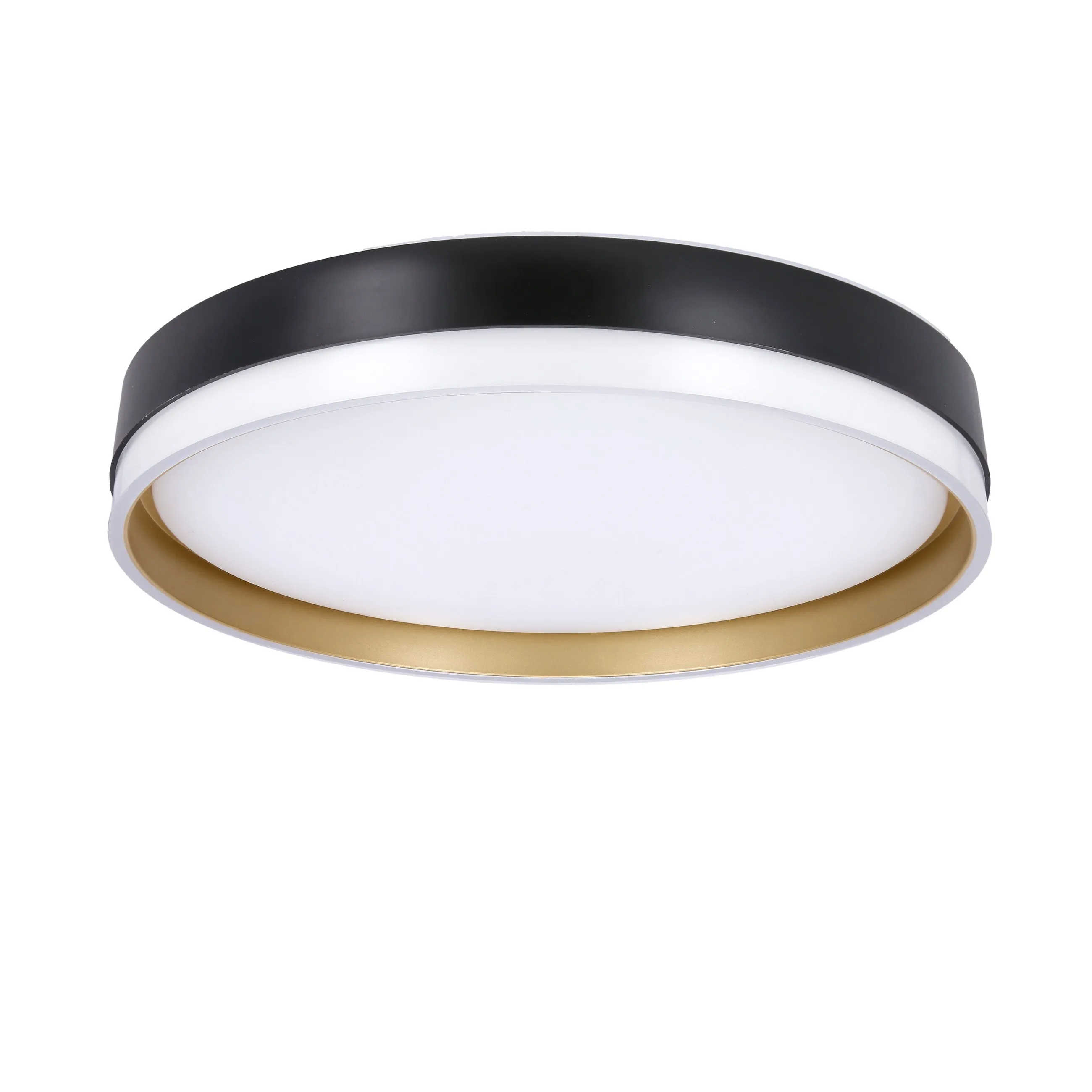 Florida lampa sufitowa plafon biało złoty+czarny 24w led 38 cm klosz biały - obrazek 3
