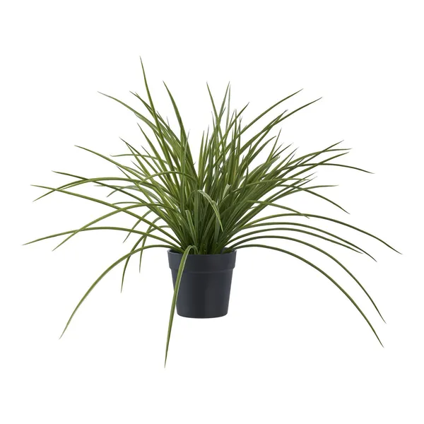 Sztuczna trawa w czarnej donicy 45cm