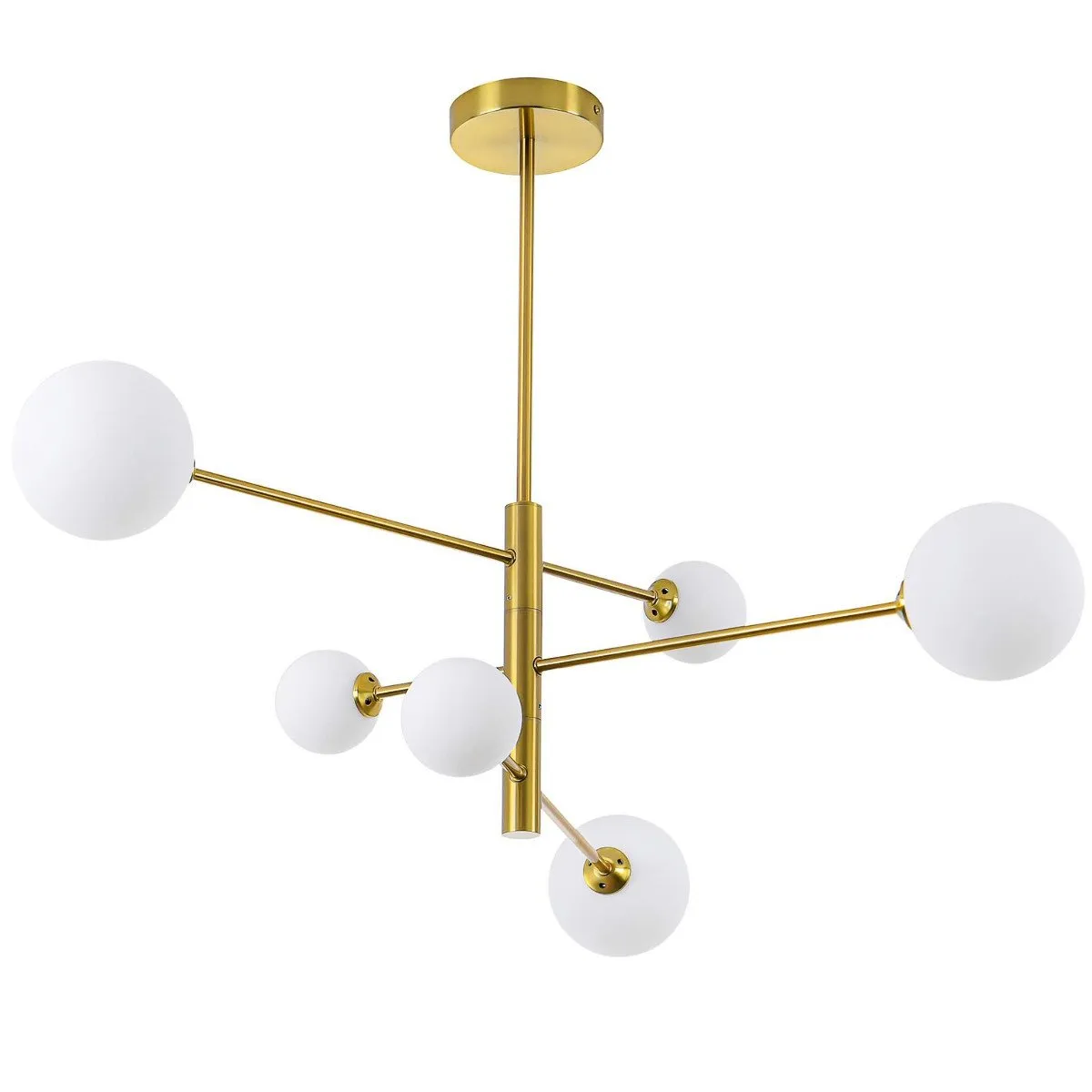 Lampa wisząca Dorado złota 6xG9 - obrazek 5