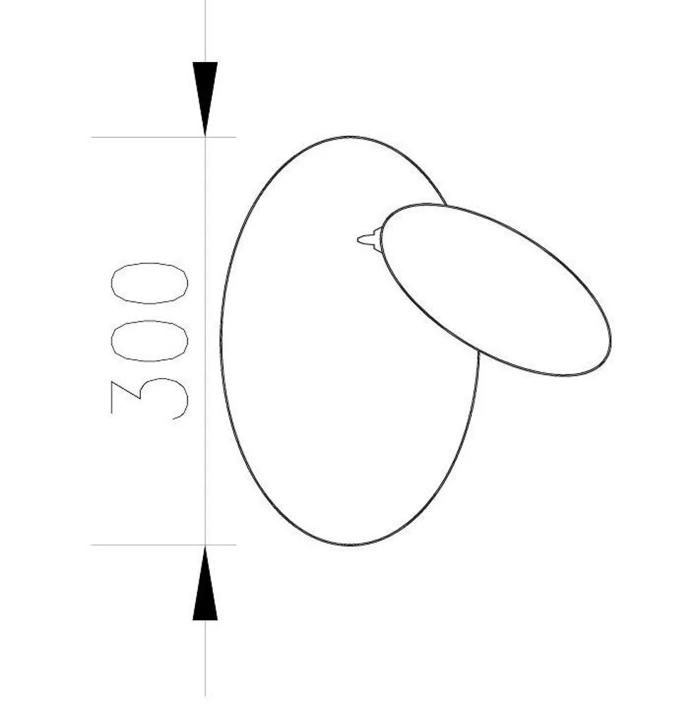 Lampa ścienna PILLS biała 30 cm - obrazek 4