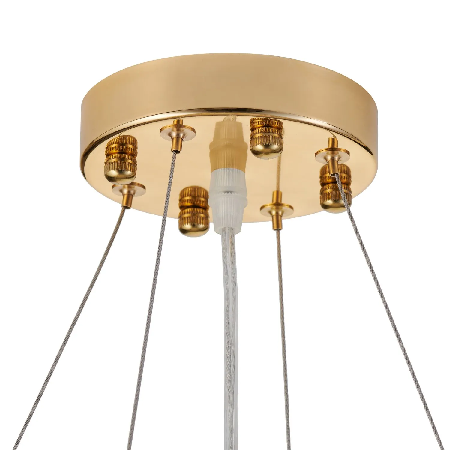 Lampa wisząca BOTANIKA GOLD 100 cm - złota, G9, regulowana, designerska - obrazek 15