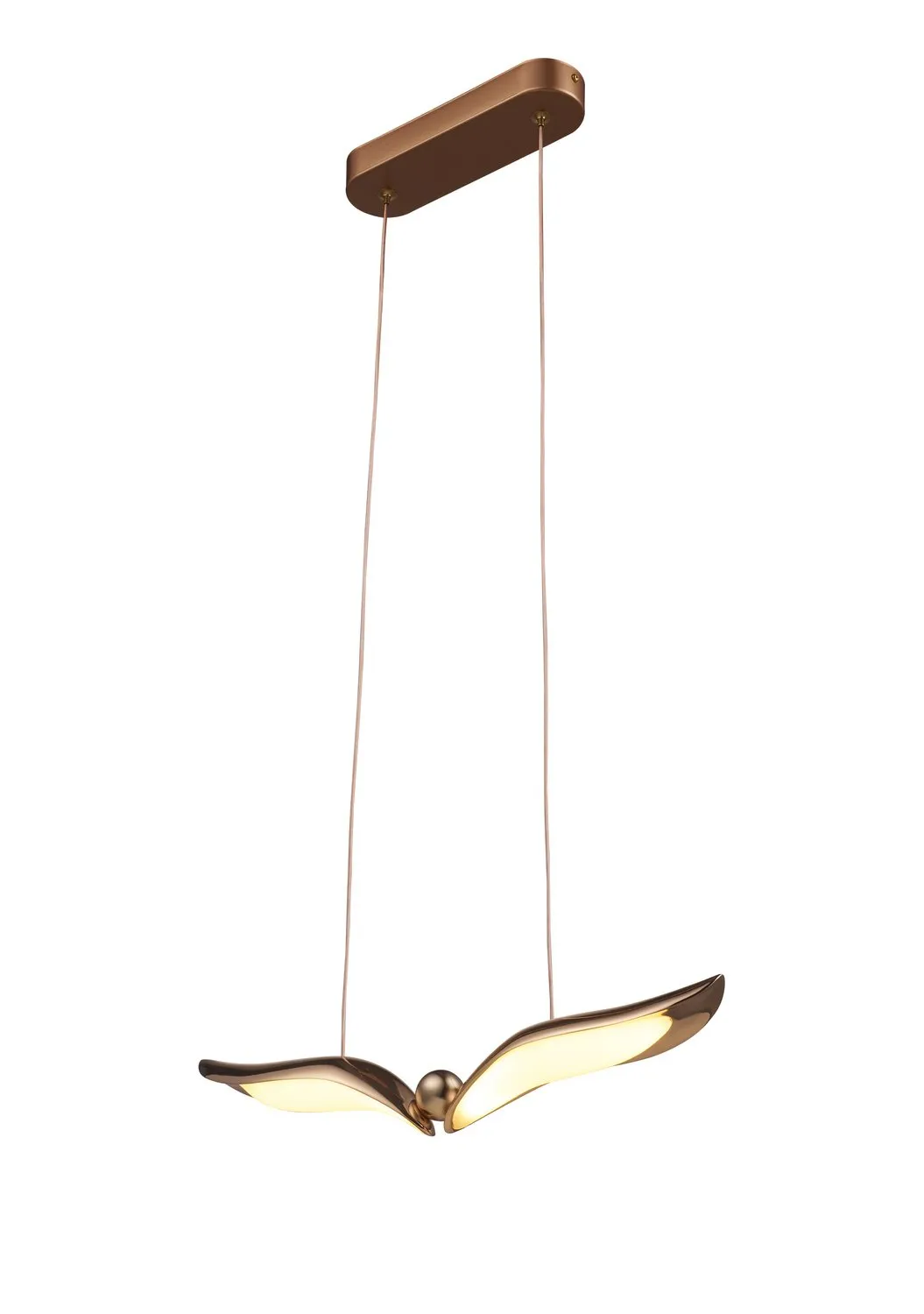 Lampa wisząca GUFO 1 LED 36 cm różowe złoto - obrazek 5