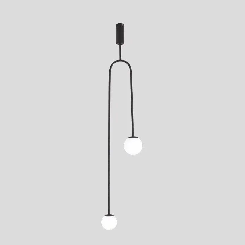 Lampa wisząca LOOP czarna 123 cm - obrazek 6