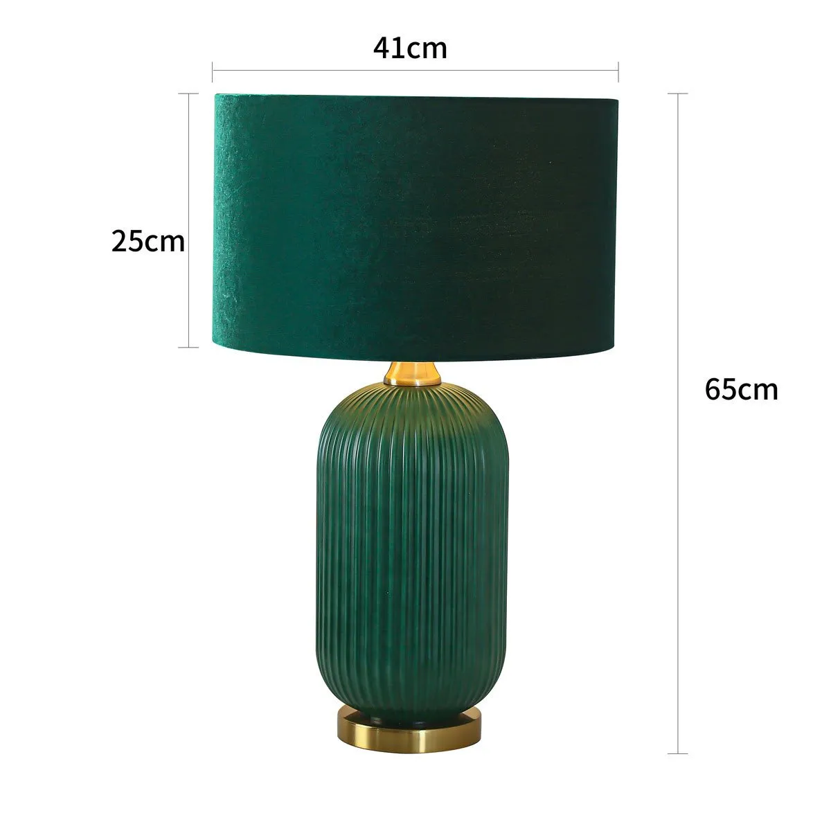 Lampa stołowa Tamiza 65 cm zielona 1xE27 - obrazek 15