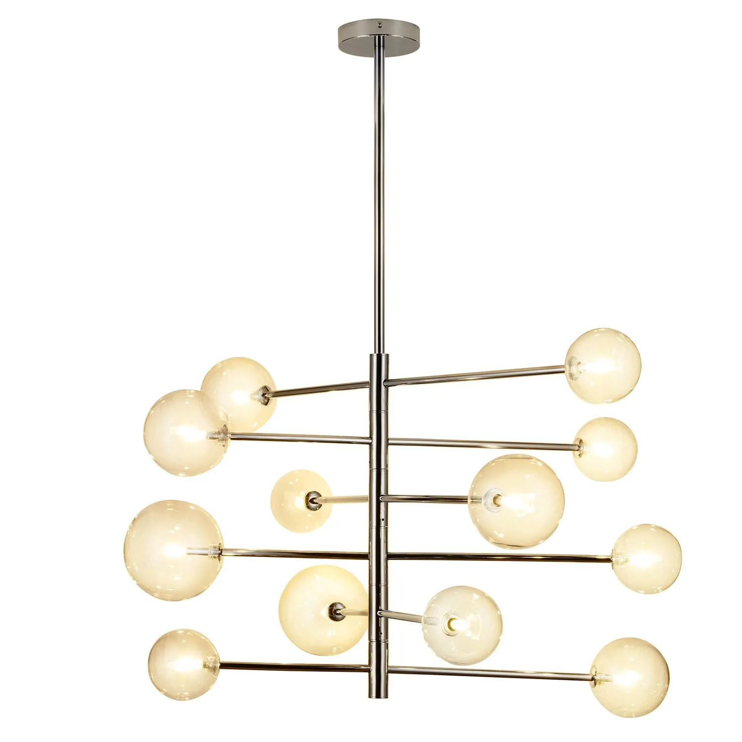 Lampa wisząca SOLA chrom 75 cm - obrazek 2