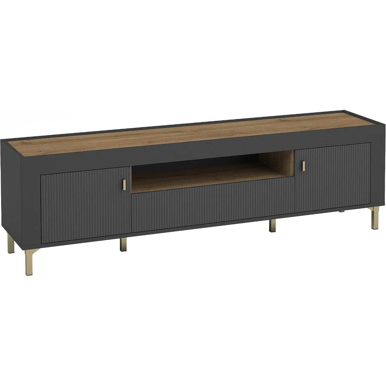 Komoda RTV MOSSO 08 czarny