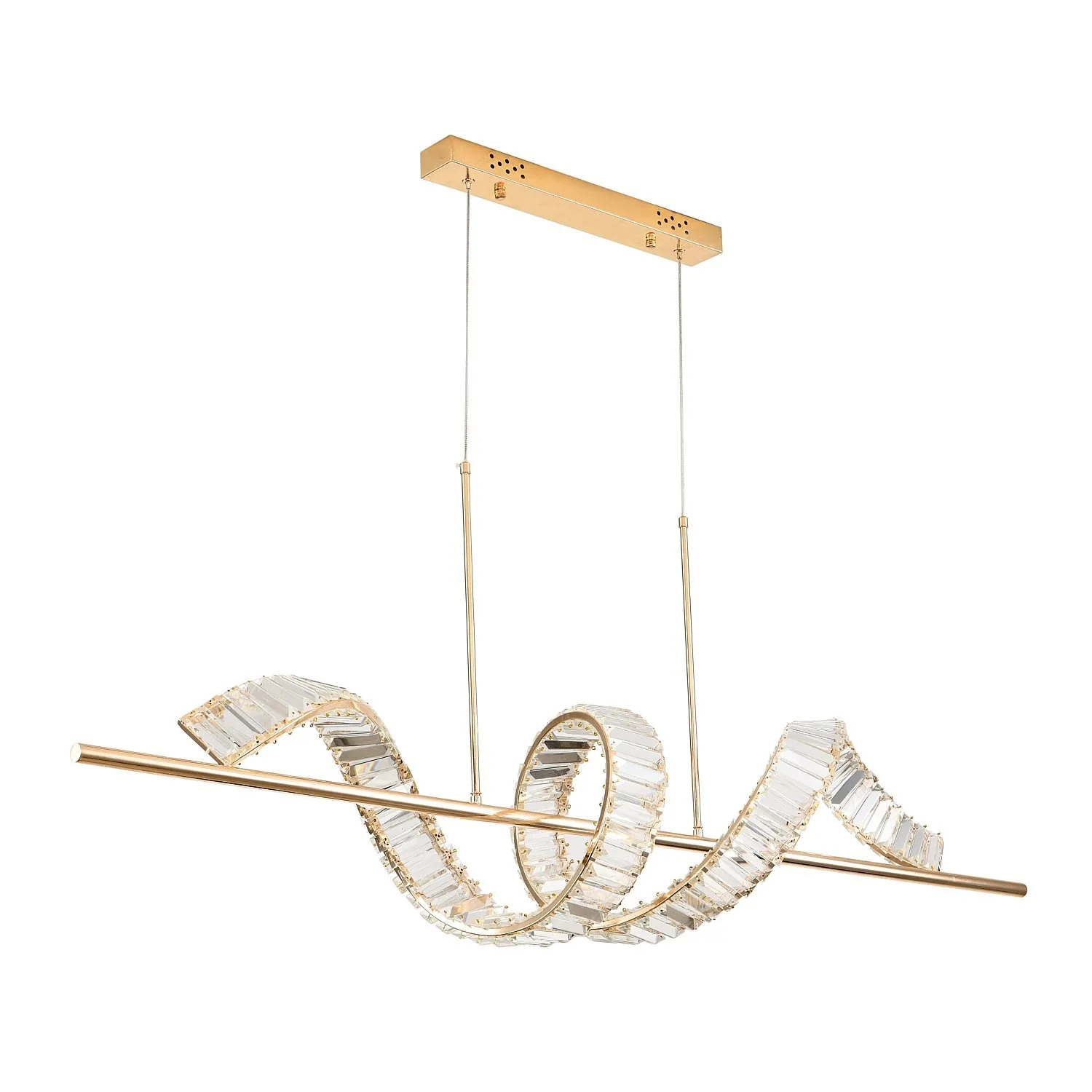 Lampa wisząca RITZ LED różowe złoto 150 cm - obrazek 2
